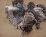 Edgar Degas dancer wearing shoes oil painting artist